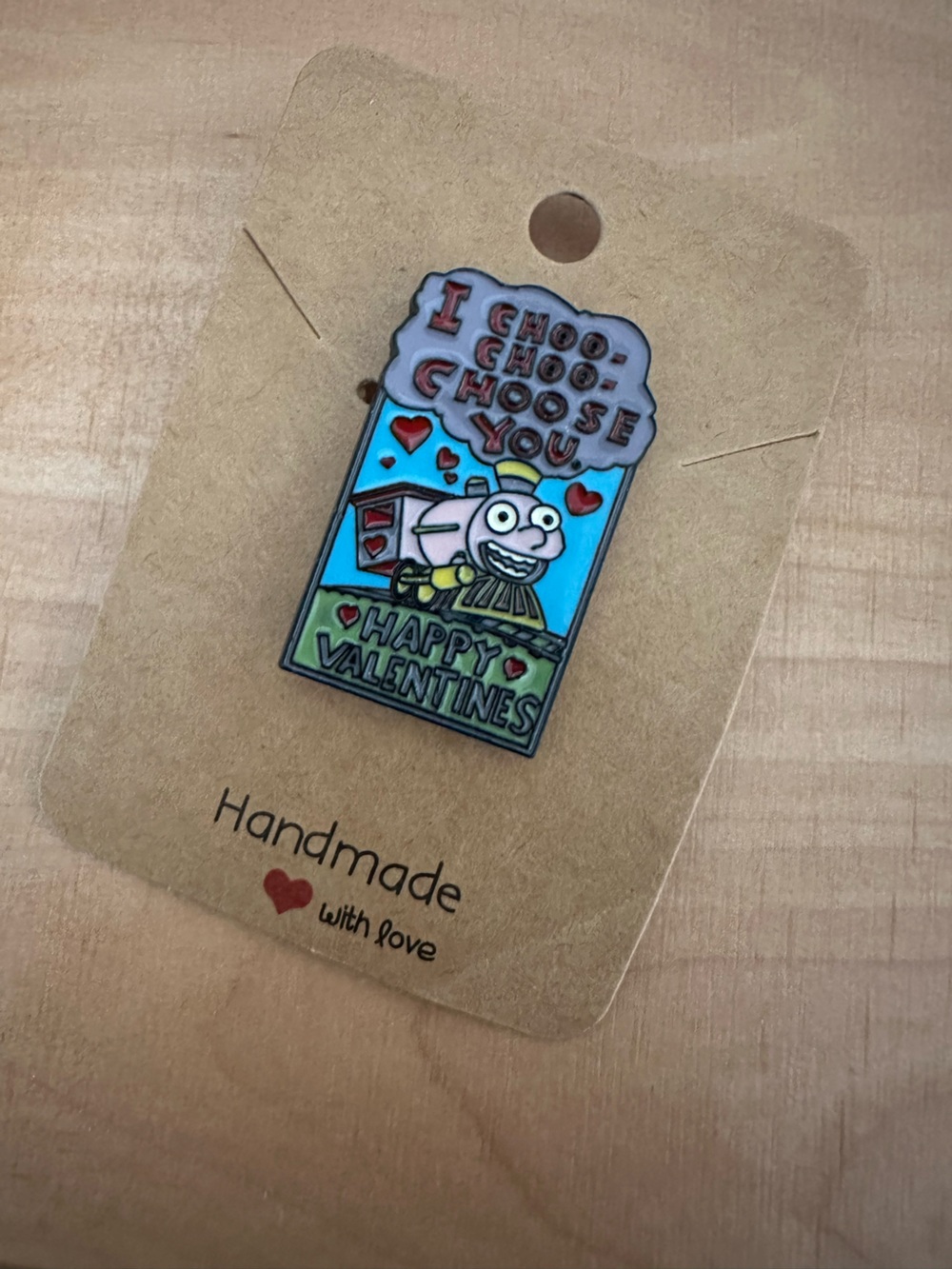 Simpsons Valentine Enamel Pin